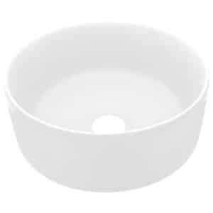 Waskom keramiek rond 40x15cm mat diverse kleuren